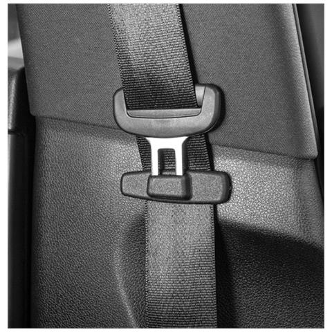 1 Paio Di Stabilizzatori Per Fibbia Della Cintura Di Sicurezza Per Auto, Assorbimento Degli Urti, Riduzione Del Rumore Black - Foto 4
