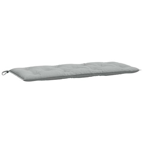 Cuscino Panca Giardino Grigio Chiaro Mélange 120x50x7cm Tessuto - Foto 2