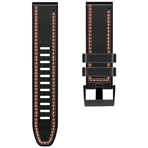Cinturino In Silicone Bianco Per Garmin Fenix 8x 7 6x 6 5x 5 5s Black 22 Mm - Foto 5