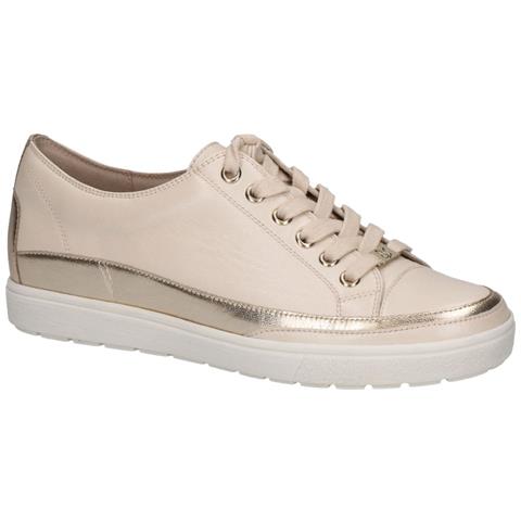 Leisure Trainers Cream Comb Sneakers Pelle Scarpe Donna Beige Eu 38, 9-23654-42-450 - Foto 1
