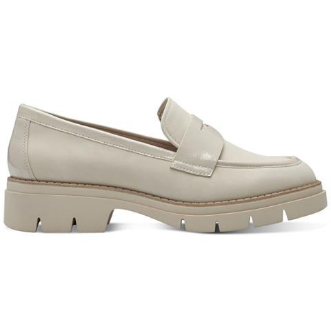 Beige Casual Closed Loafers Mocassino Sintetico E Tessile Scarpe Donna Beige Eu 39, 1-24313-42 400 - Foto 2