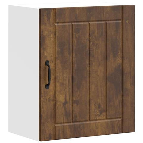 Pensile Da Cucina Lucca Rovere Fumo In Legno Multistrato - Foto 2