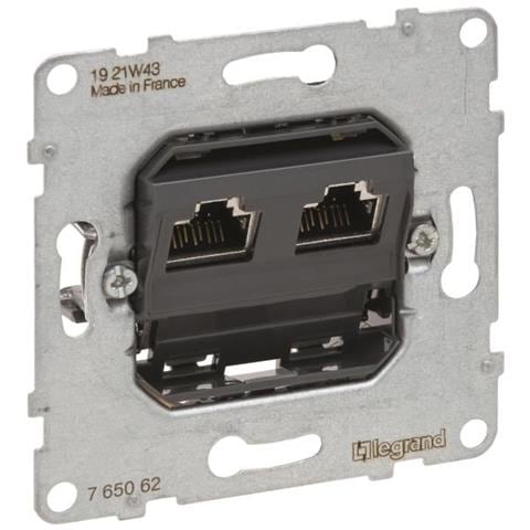 Seano Einsatz Datendose 765062 2xrj45 Kat. 6a Stp Geschirmt 5 (765062) - Foto 1