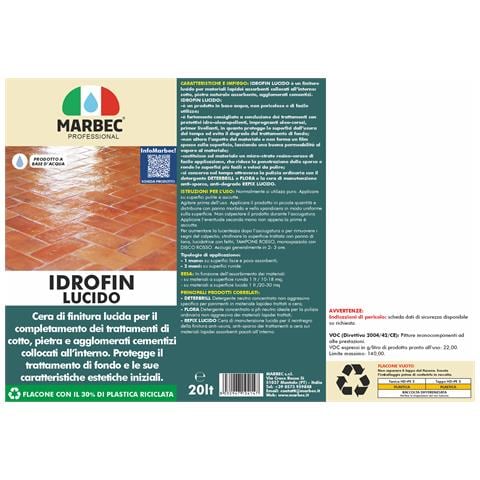 Idrofin Lucido 20lt - Cera Per Pavimenti - Foto 2