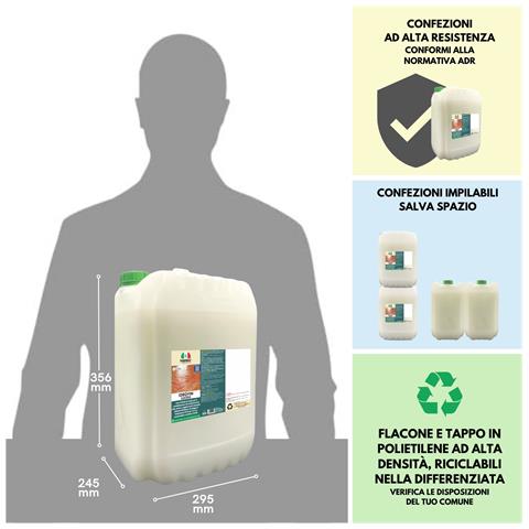 Idrofin Lucido 20lt - Cera Per Pavimenti - Foto 3