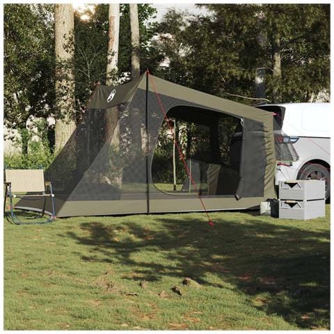 Tenda per Auto per 2 Persone Verde Oliva Impermeabile - Foto 1