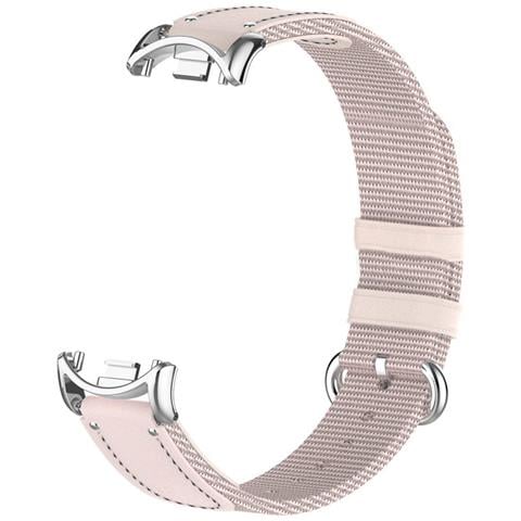 Cinturino Color Albicocca Compatibile Con Xiaomi Band 10/9/8 - Nylon Intrecciato E Tela - Foto 1