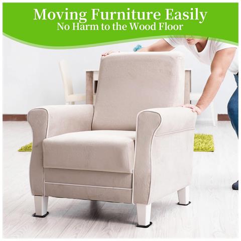 Set Di 24 Feltrini Per Mobili Protezione Per Pavimenti In Legno - Foto 2