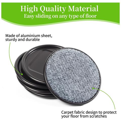 Set Di 24 Feltrini Per Mobili Protezione Per Pavimenti In Legno - Foto 5