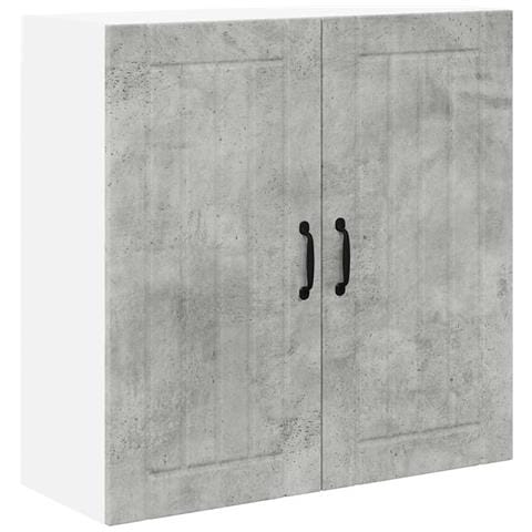 Mobile da cucina con lo scaffale Grigio cemento 80 x 31 x 80 cm - Foto 1