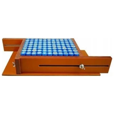 Forma Per Saldatura Batterie 6x13 - Costruzione Stabile, Materiale Bakelite | Capacità 78 Celle | Per Saldatura Batterie - Foto 1