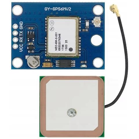 Modulo Gps Gy-neo6mv2 Con Antenna - Posizionamento Preciso | Alimentazione 3,3v-5v, Interfaccia Uart | Compatibile Con Arduino, Stm32, Esp32, Apm2, Apm2.5 - Foto 1