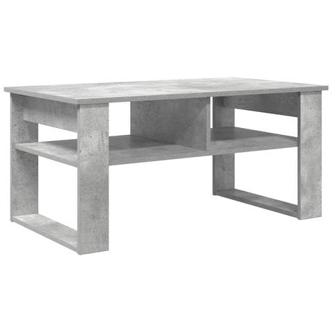 Tavolino da salotto Grigio cemento 96 x 54 x 44 cm - Foto 1