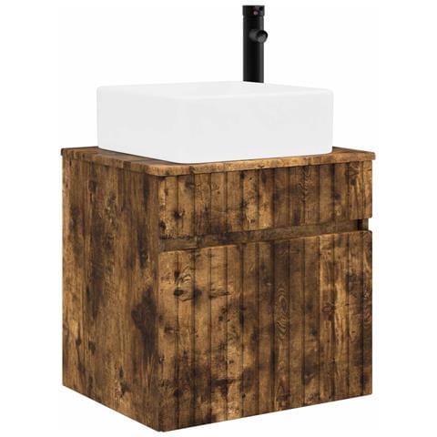 Mobile lavabo da parete Rovere Fumo 49 x 41 x 63 cm - Foto 1