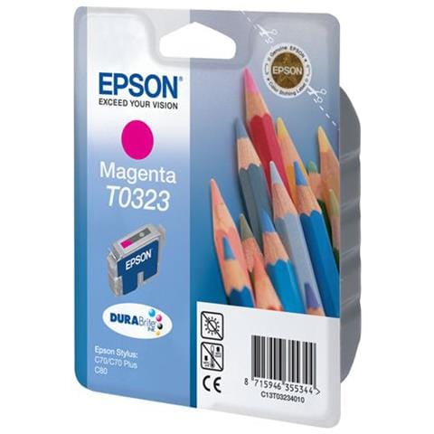 C13T03234020 Cartuccia Ink Originale Magenta Stylus C70 C80 Capacità 420 Pagine - Foto 3