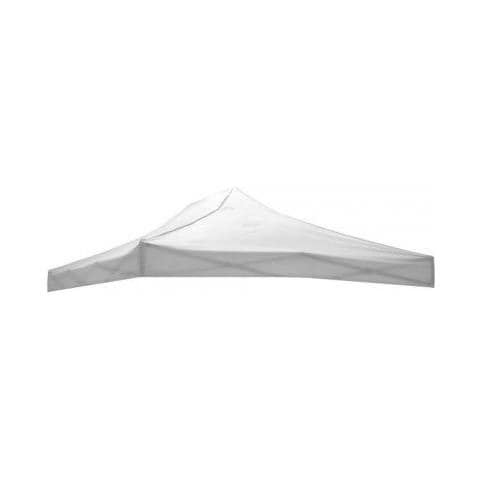 Telo Tetto Di Ricambio Per Gazebo 2x2mt Bianco Tessuto Pvc Impermeabile 9009/1 - Foto 2