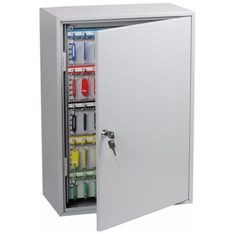 nix Safe Co. Kc0605k Armadietto Portachiave Grigio (nix Commercial Key Cabinet 300 Hook With Key Lock. Dd) - Foto 1