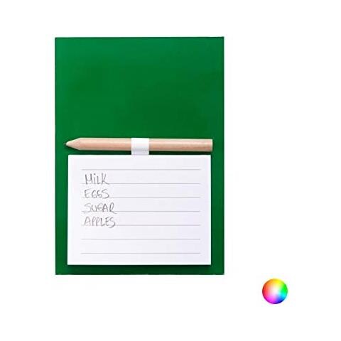 Cottura Bigbuy 144.582 - Blocco Per Appunti Magnetico, 40 Fogli, Arancione, 9 X 14 Cm - Foto 1