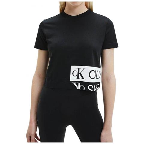 Mirrored Logo Boxy Tee T-shirt Manica Corta Donna Taglia Xs - Foto 1