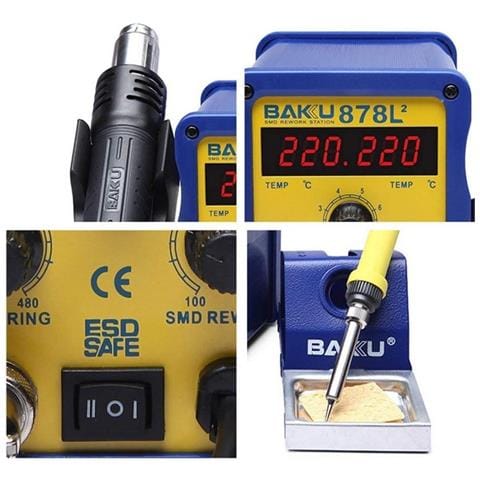 Stazione Saldante Saldatore Elettrico Bk-878 L2 - Foto 3