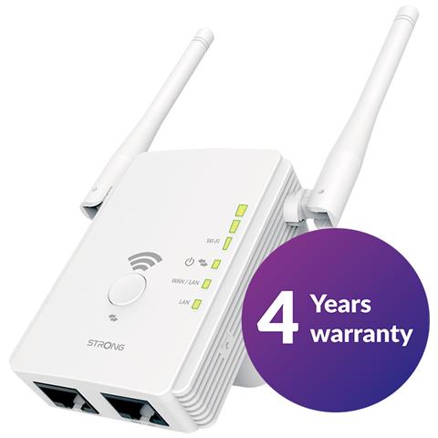 Universal Repeater 300 Ripetitore di rete 300 Mbit /s Bianco - Foto 1