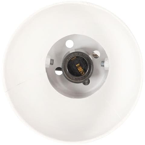 Lampada da Pavimento con 2 Paralumi Bianca E27 in Ghisa - Foto 10