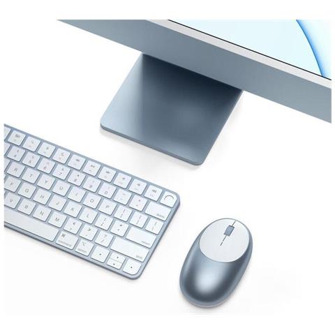 Mouse Wireless Ricaricabile Via Usb-c ST-ABTCMB M1 Azzurro - Foto 4