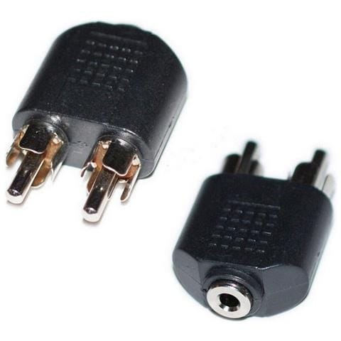 To-ad-101 Adattatore Audio Jack 3,5mm Femmina To 2x Rca Maschio Black - Foto 2