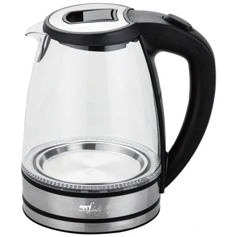 MR Boil bollitore elettrico 1,7 L 2200 W Nero, Trasparente - Foto 1