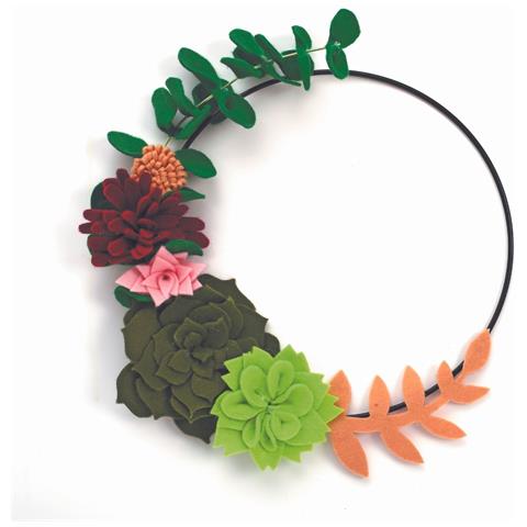 Set Regalo Corona Di Succulente - Foto 2