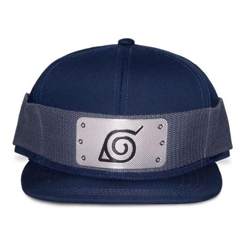 Naruto Shippuden Novelty Cap - Berretto Simbolo Della Foglia Visiera Piatta - Difuzed - Foto 1