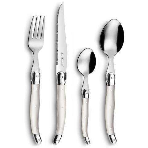 Set Di Posate Rustic 24 Pezzi Bicolore Metallo - Foto 1