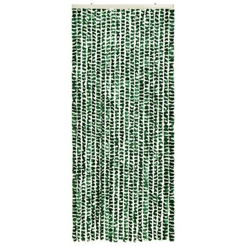 Tenda Antimosche Verde E Bianca 100x230 Cm In Ciniglia - Foto 3