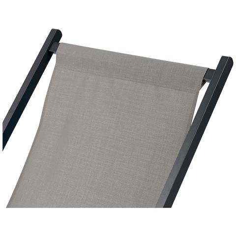 Sedia A Sdraio Alluminio Grigio Locri Ii - Foto 7