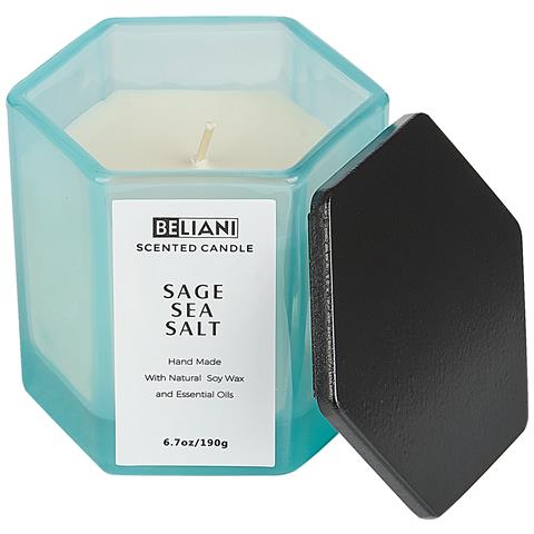 Candela Profumata Con Diffusore Di Fragranze Classy Tint Cera Di Soia Note Fresche - Foto 2