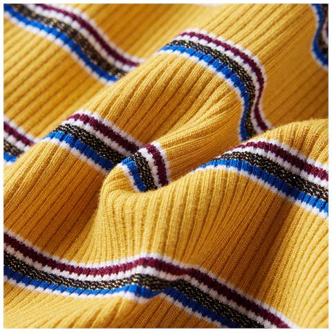 Maglietta Da Bambina A Maniche Lunghe Ocra 128 - Foto 7