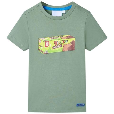 Maglietta Da Bambino A Maniche Corte Cachi 92 - Foto 1