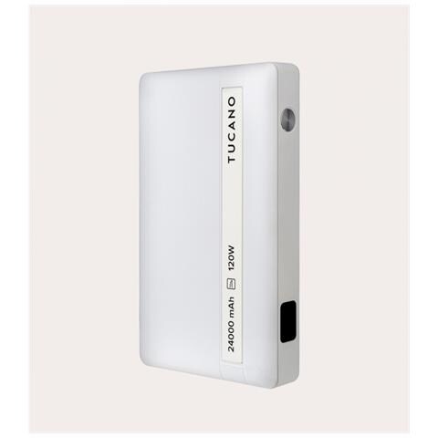 Power bank for laptop 24000 mAh Bianco - Foto 2