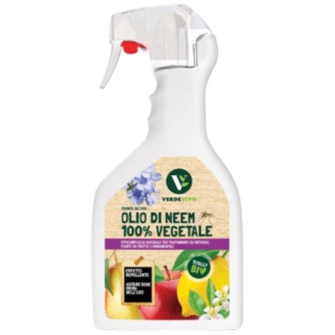 Insetticida Spray 750 Ml A Base Di Olio Di Neem In Soluzione Acquosa Per Piante Verdevivo - Foto 1