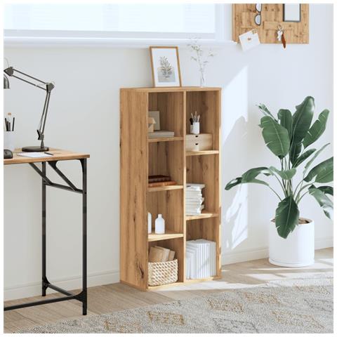 Libreria Rovere Artigianale 50x25x105 Cm In Legno Multistrato - Foto 3