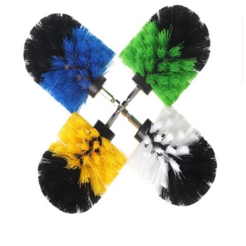 Set Di Spazzole Per Pulizia Elettrica Con Attacco Per Spazzola Per Trapano, Confezione Da 4 Da 3,5 Pollici - Foto 1