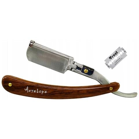 Rasoio A Mano Da Parrucchiere/barbiere Per La Rasatura Legno Simile Bs - Foto 1