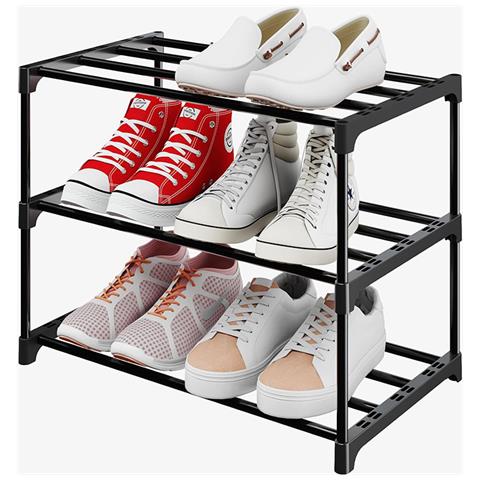 Scaffale Per Scarpe / Scarpiera / Portascarpe – Scaffale In Metallo Per L'ingresso   Modello 2 - Foto 1