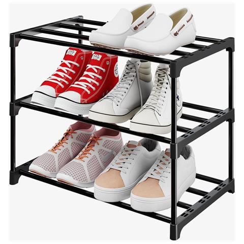 Scaffale Per Scarpe / Scarpiera / Portascarpe – Scaffale In Metallo Per L'ingresso   Modello 2 - Foto 7