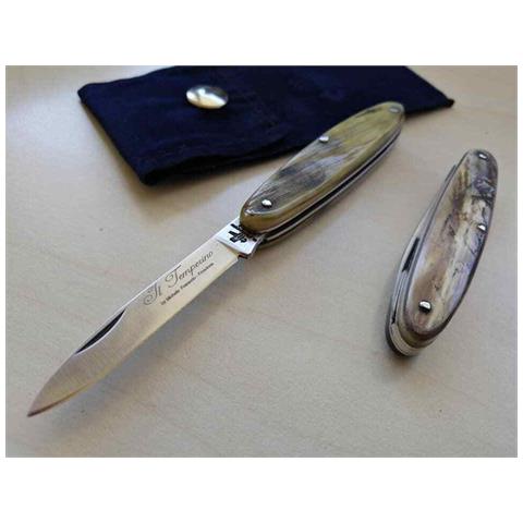 Coltello Tradizionale Temperino Corno Antico 13cm Knife 0412/498p - Foto 1