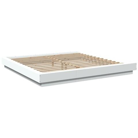 Giroletto Con Luci Led Bianco 200x200 Cm In Legno Multistrato - Foto 3