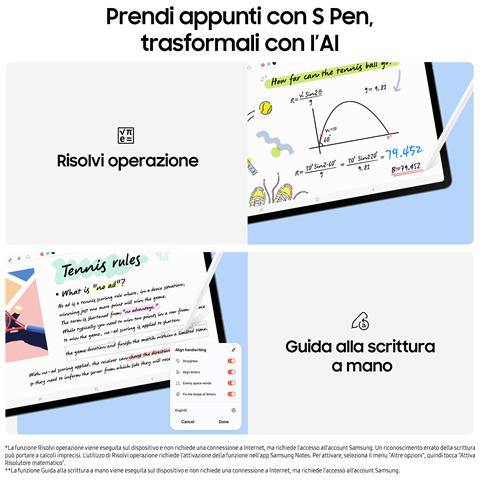 Tablet Galaxy Tab S10 FE Display 10,9" LCD Wi-Fi RAM 8GB 128GB S Pen Android 15 IP68 Grigio - Foto 2