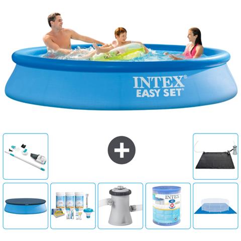 Piscina Fuori Terra - In Giro - 305x61 Cm - Blu - Include Accessori Coordinati A489 - Foto 1