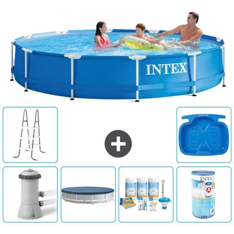 Piscina Fuori Terra - In Giro - 366x76 Cm - Blu - Include Accessori Coordinati A1727 - Foto 1