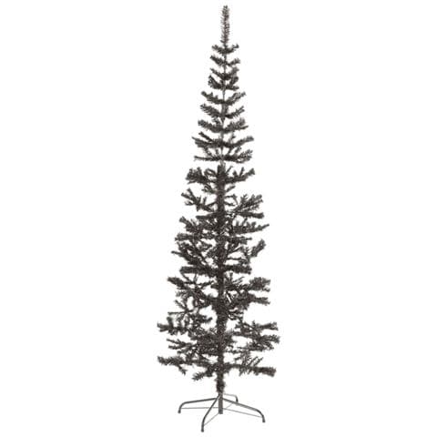 Lusso Casadino -  Albero Di Natale Sottile Nero 210 Cm - Foto 1